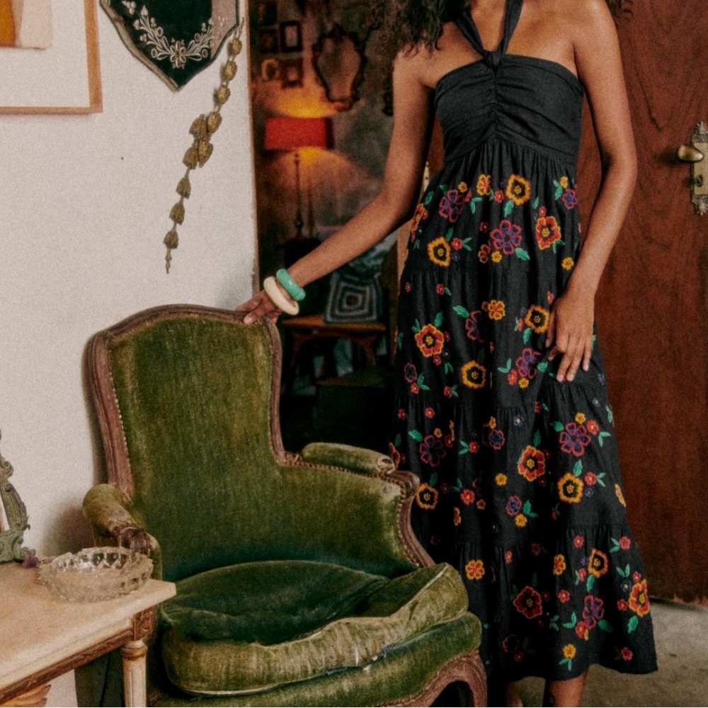 Sézane Galellea Midi Dress